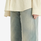 Auralee Women's Organic Cotton Duck Pants in Ash Green