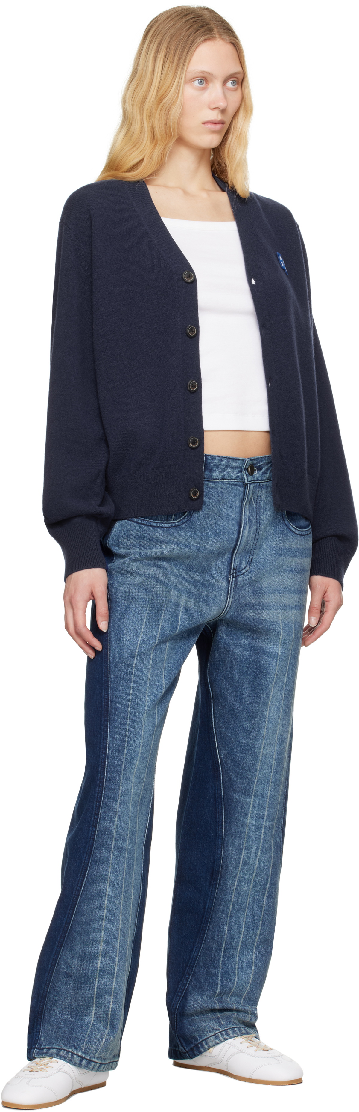 ADER error Navy Sig; BL Tag 01 Cardigan
