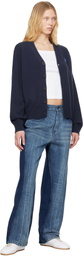 ADER error Navy Sig; BL Tag 01 Cardigan