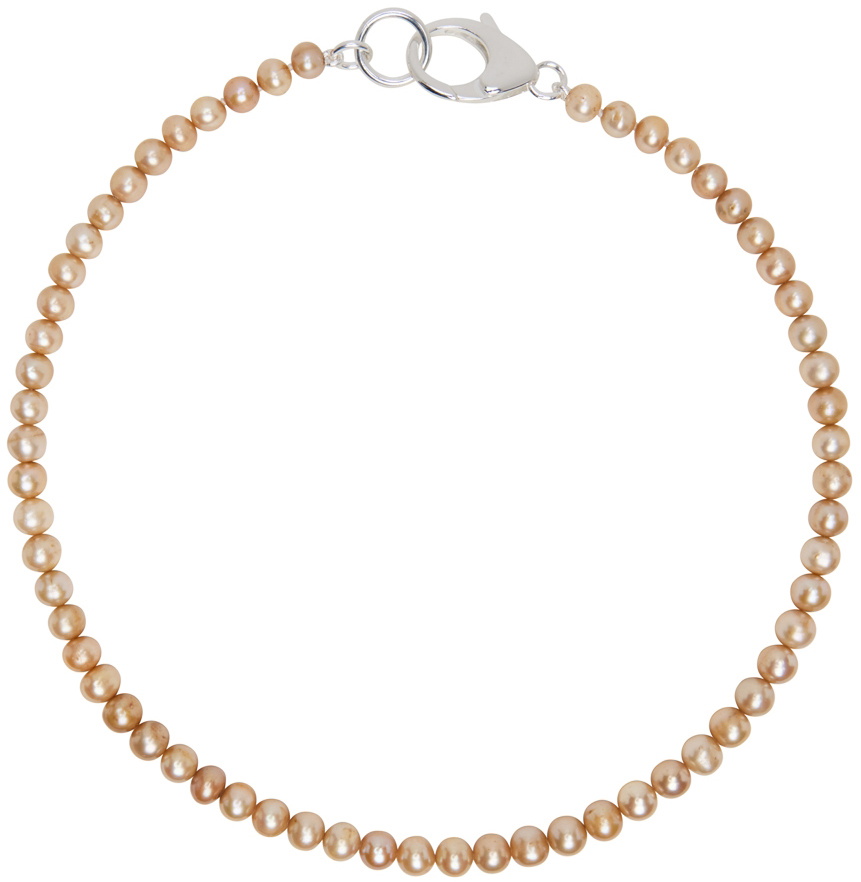 Hatton Labs Beige Champagne Pearl Necklace