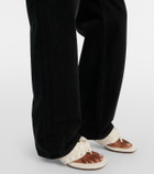 Bottega Veneta High-rise wide-leg jeans