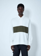 Margaret Howell Panelled Long Sleeve Polo Shirt