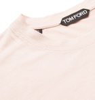 TOM FORD - Slim-Fit Lyocell and Cotton-Blend Jersey T-Shirt - Neutrals
