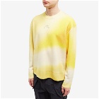 A-COLD-WALL* Men's Gradient Crew Knit in Tuscan Yellow