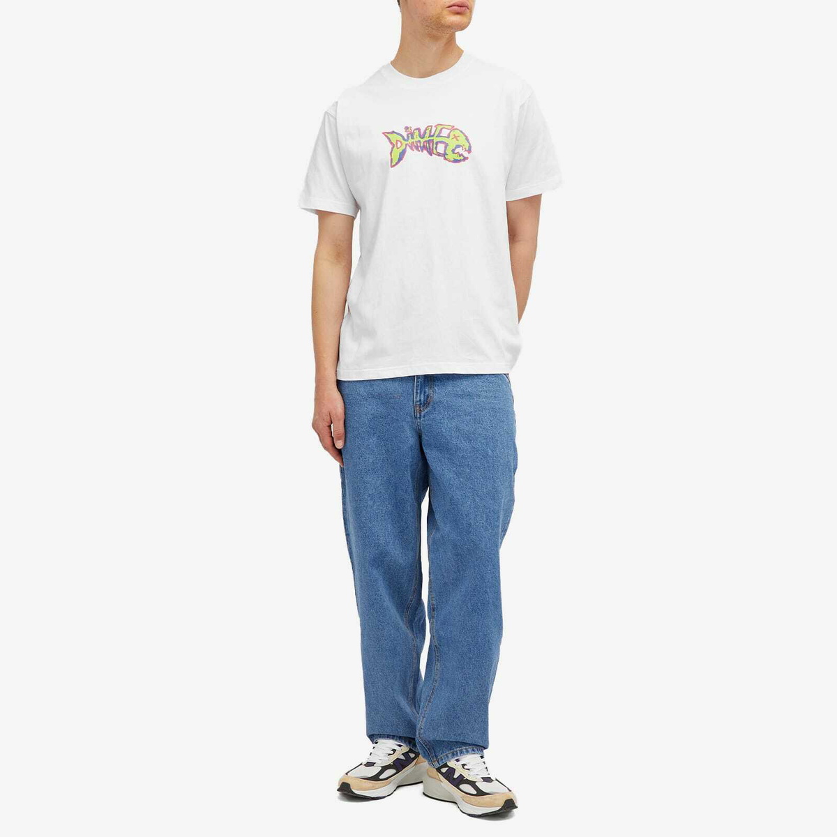 Dime Men's Bones T-Shirt in White Dime