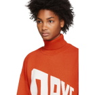 Gosha Rubchinskiy Red Graphic Turtleneck