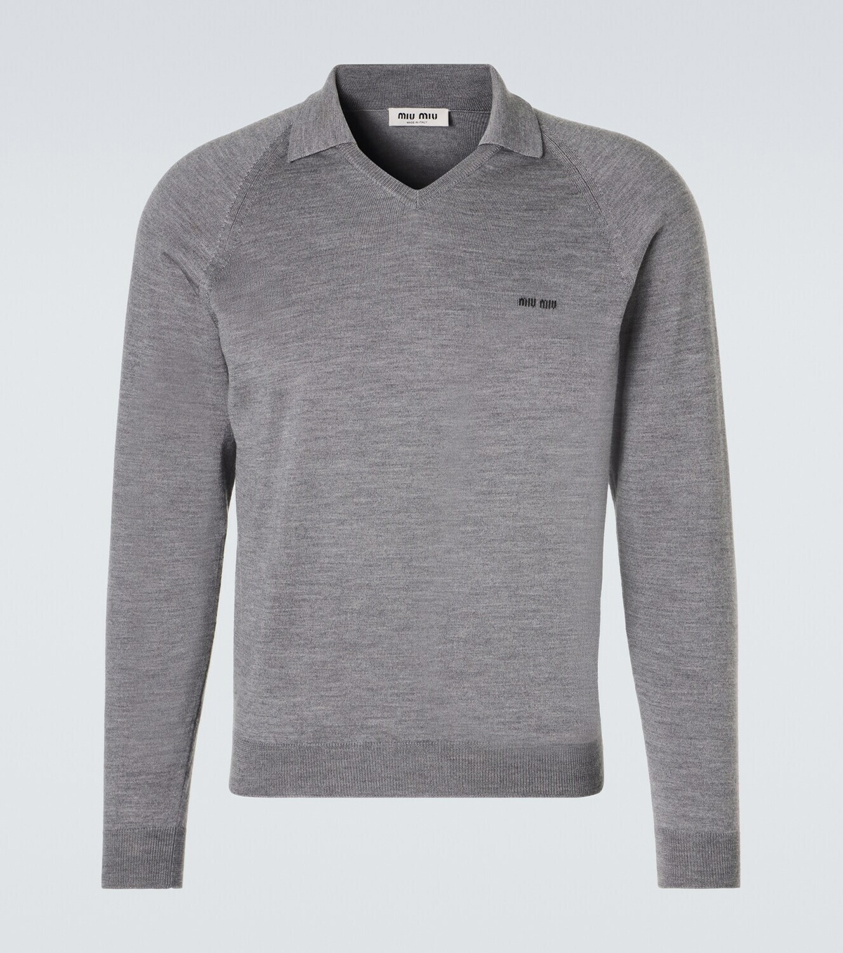 Miu Miu Virgin wool polo sweater