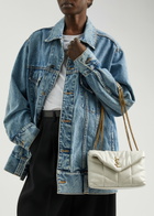 Saint Laurent Puffer Toy Quilted Leather Shoulder bag - White - One Size