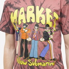 MARKET x Beatles Yellow Submarine Tie Dye Pose T-Shirt in Red/Black