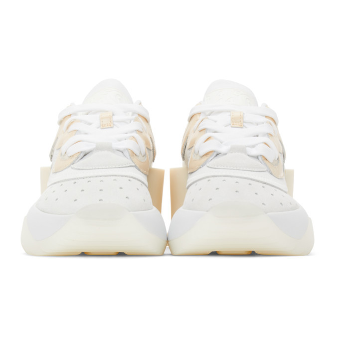MM6 Maison Margiela White 6-Cylinder Sneakers MM6 Maison Margiela