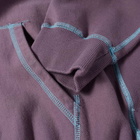 Awake NY Contrast Stitch Logo Hoody in Aubergine