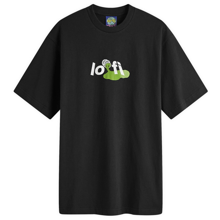 Photo: Lo-Fi Men's Paint Logo T-Shirt in Black