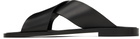 Dolce&Gabbana Black Calfskin Sandals
