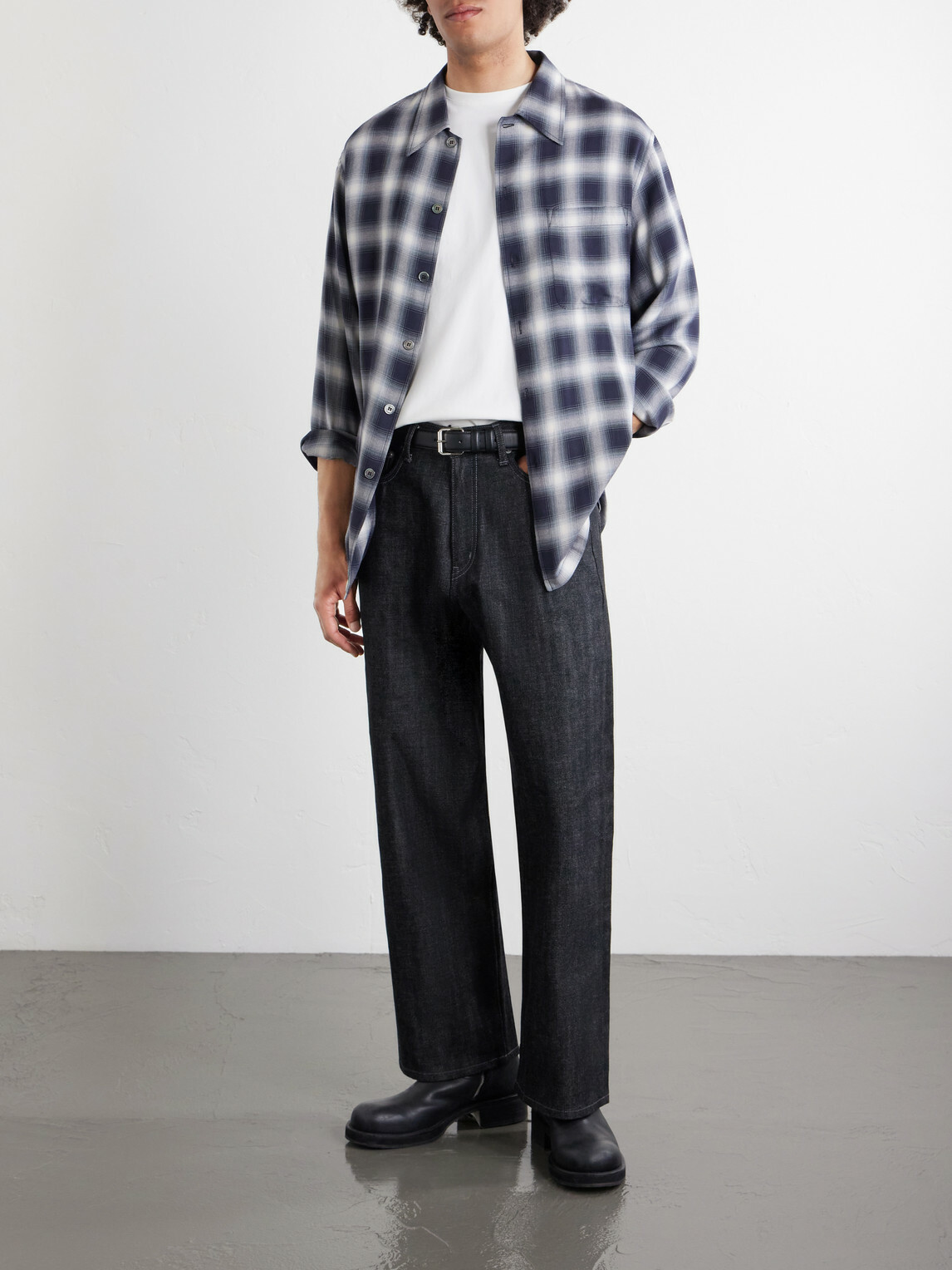 Neighborhood - 261 DP Wide-Leg Jeans - Black