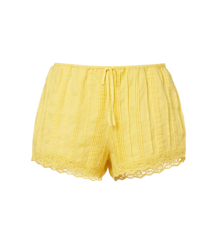 Photo: Dôen Leda lace-trimmed shorts