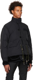 sacai Black Layered Jacket