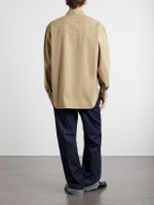 KAPITAL - Thunderbird Panelled Cotton-Twill Shirt - Neutrals
