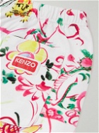 KENZO - Tapered Printed Cotton-Jersey Sweatpants - Multi