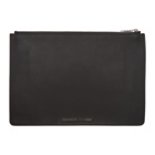 McQ Alexander McQueen Black Varsity Badge Tablet Pouch