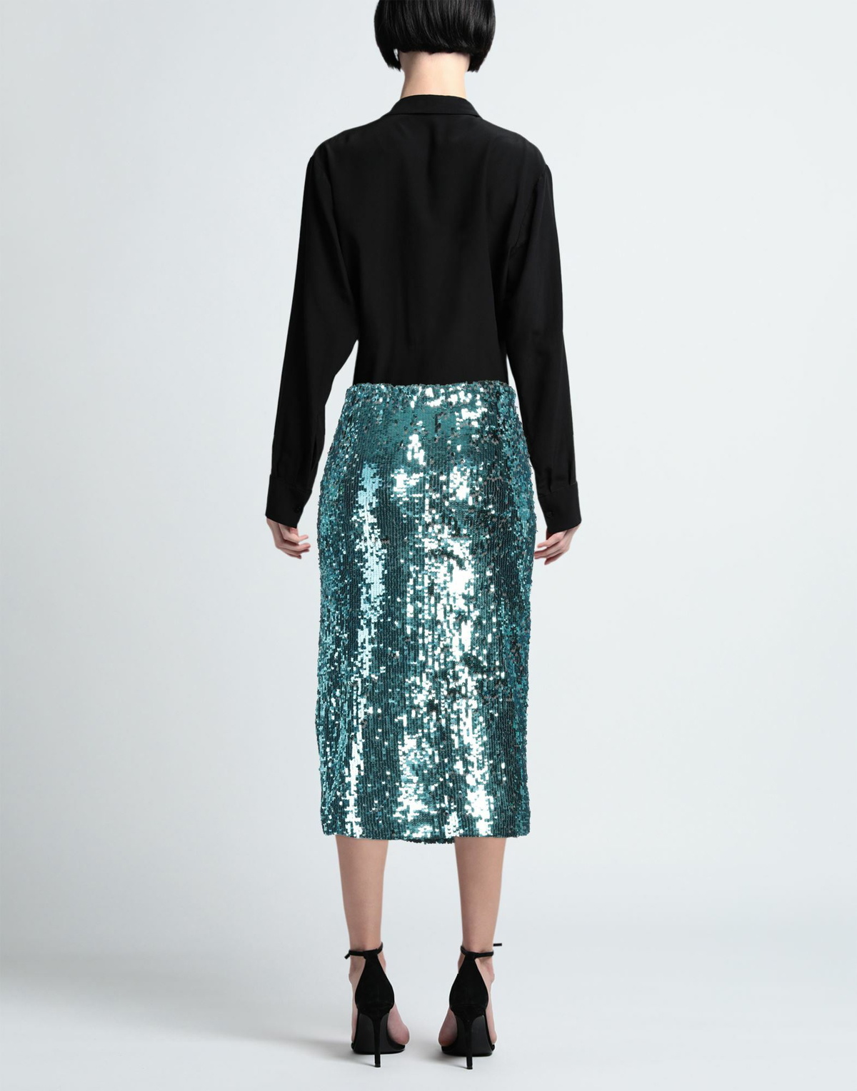 Jucca Womens Midi skirt Turquoise
