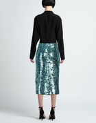 Jucca Womens Midi skirt Turquoise