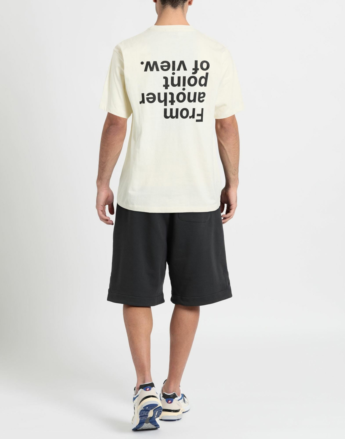 Shoe Mens T-shirt Ivory