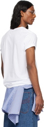 Ashley Williams SSENSE Exclusive White 'Happy' Danny T-shirt