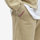 Cole Buxton Men's Warm Up Short in Washed Beige