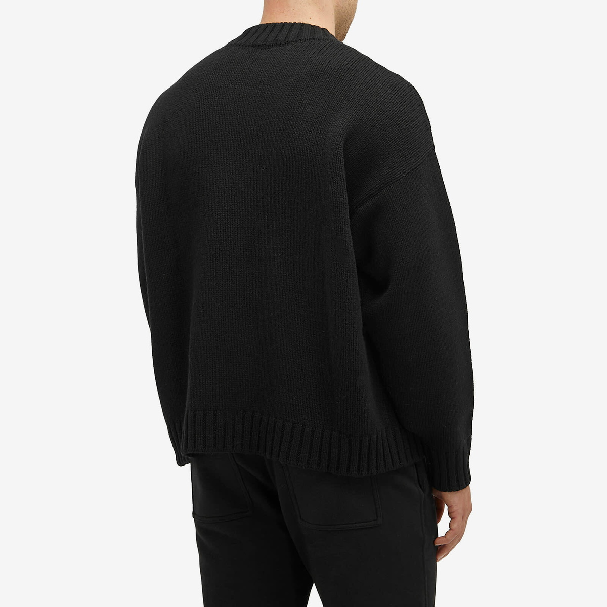 Represent Men's Rep Knit Jumper in Black Represent