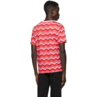 SSENSE WORKS SSENSE Exclusive Jeremy O. Harris Red and Pink Rose T-Shirt