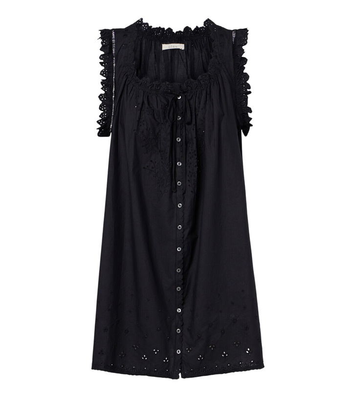 Photo: Dôen Nessie broderie anglaise cotton minidress
