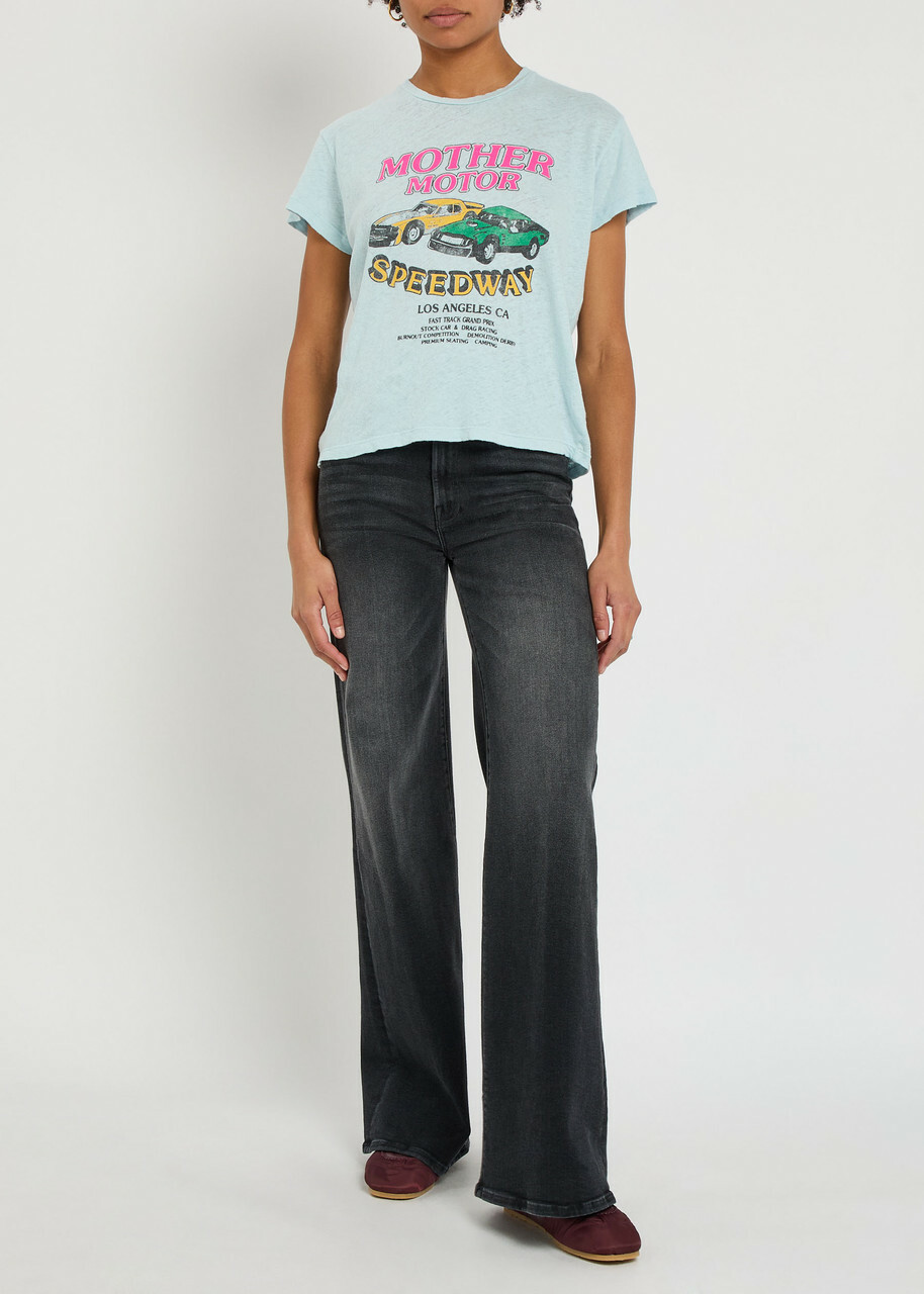 Mother The Sinful Printed Cotton T-shirt Multicoloured