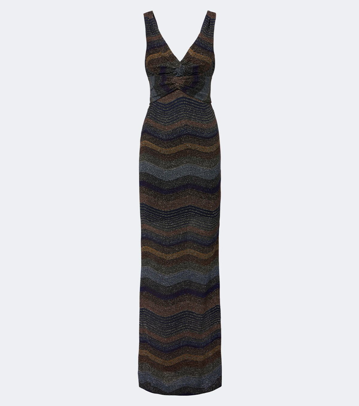 Missoni Wave lamé gown