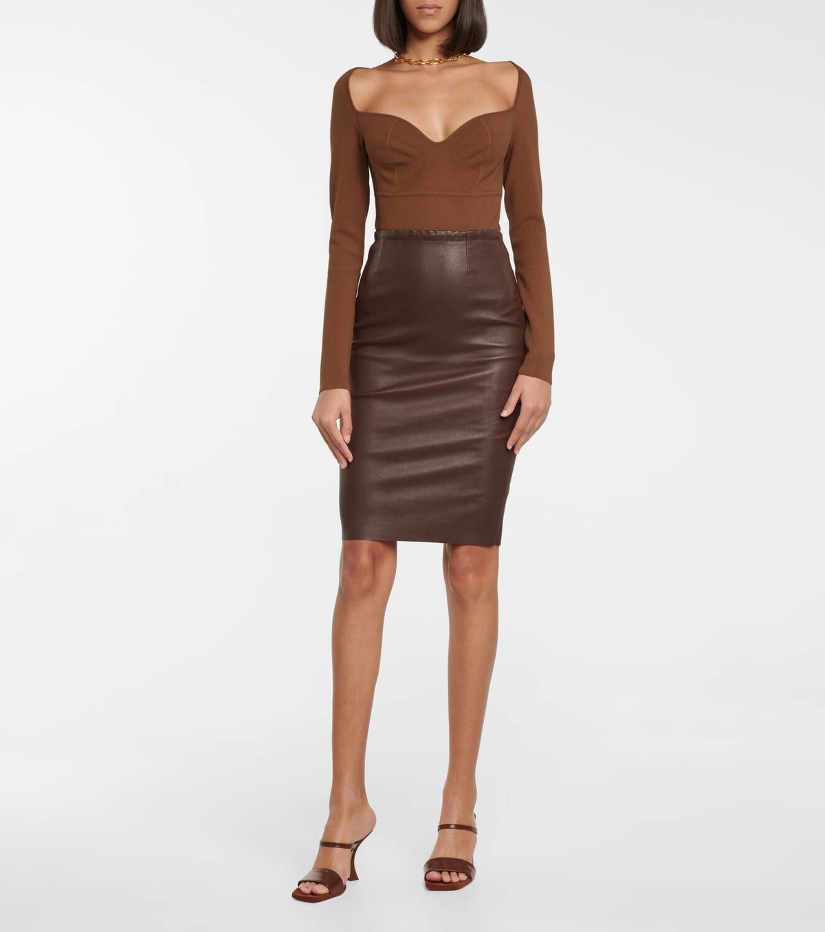 Zeynep Arçay Stretch-knit bodysuit