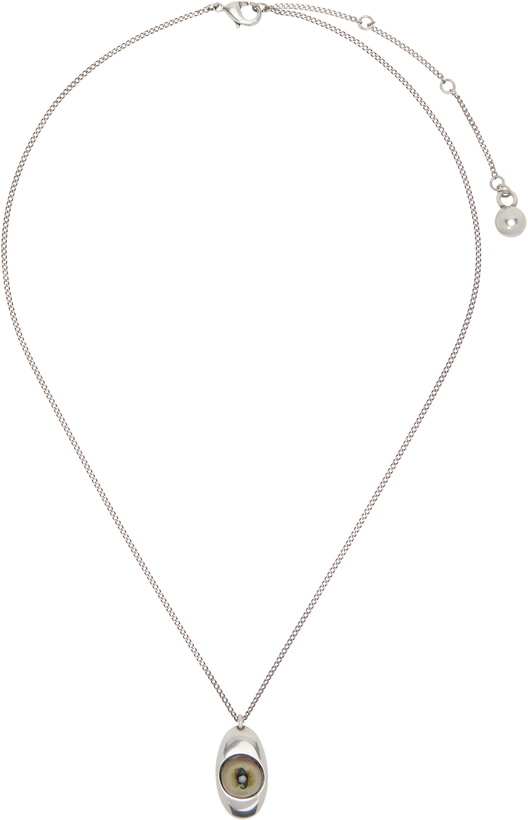 Photo: LEMAIRE Silver Cat Eye Pendant Necklace