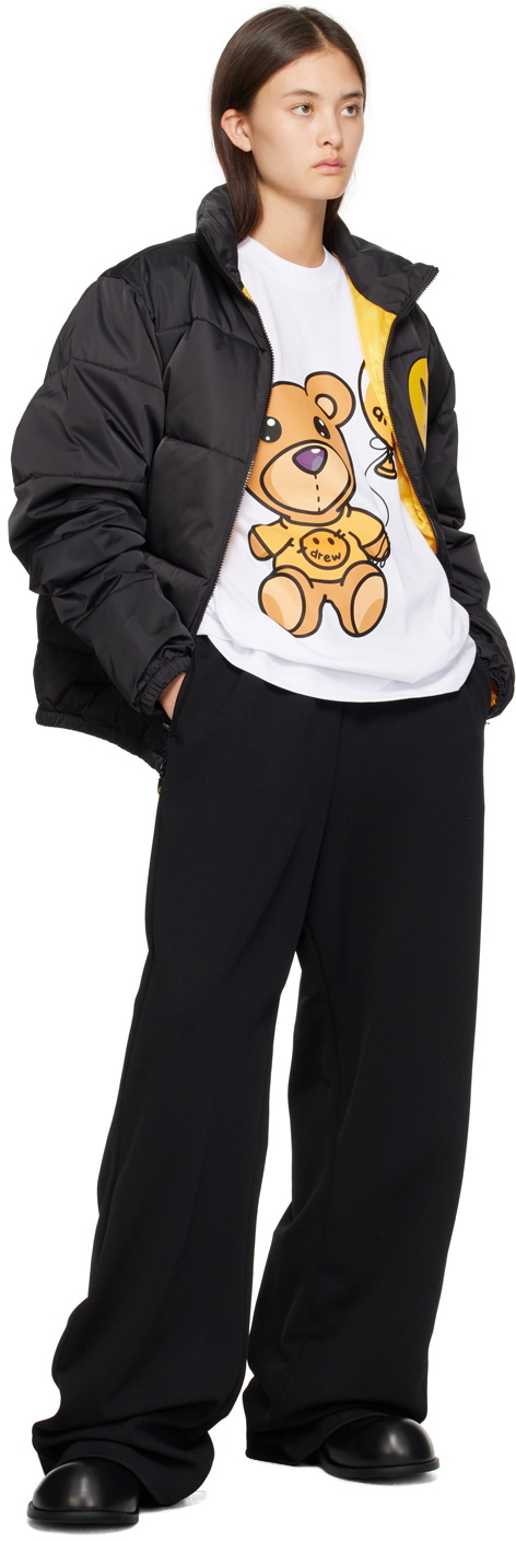 drew house Black Zip Puffer Jacket