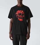 Alexander McQueen Skull printed cotton jersey T-shirt