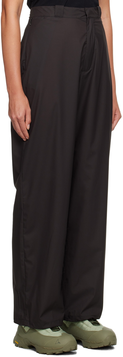 ROA Black Panel Trousers