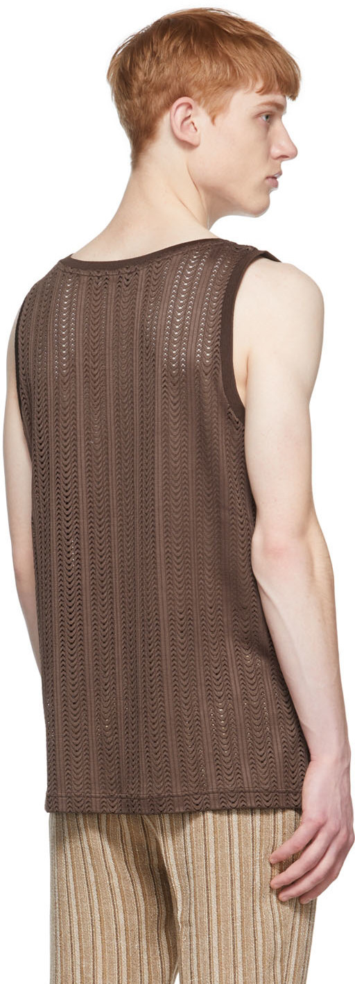 CMMN SWDN Brown Tank Tank Top