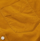 NN07 - Levon Button-Down Collar Cotton-Corduroy Shirt - Yellow