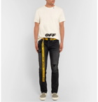 Off-White - Slim-Fit Printed Cotton-Jersey T-Shirt - Men - Off-white