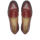 Bass Weejuns Men's Larson 90s Cactus Leather Loafer in Burgundy