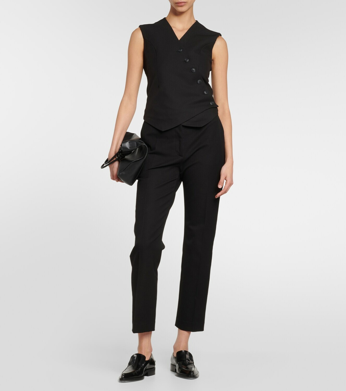 The Frankie Shop - Maesa asymmetric vest The Frankie Shop