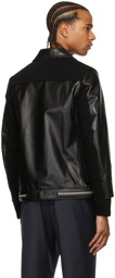 Undercover Black Wool & Leather Jacket