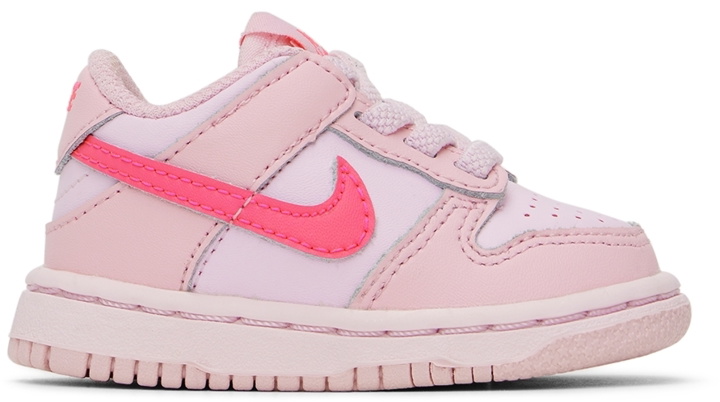 Photo: Nike Baby Pink Dunk Low Sneakers