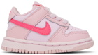 Nike Baby Pink Dunk Low Sneakers