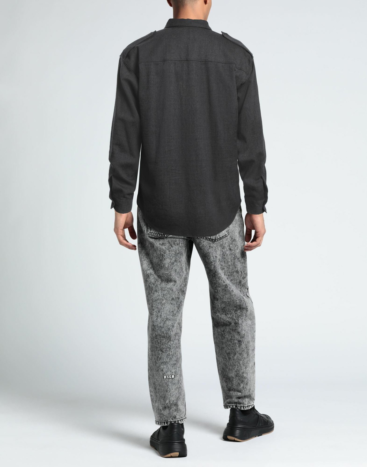 Dsquared2 Mens Shirt Charcoal