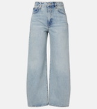 Frame The Bow Crop barrel-leg jeans
