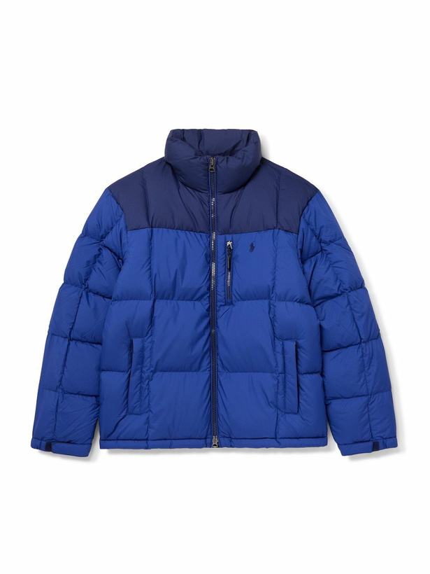 Photo: Polo Ralph Lauren - Gorham Quilted Recycled-Ripstop Down Jacket - Blue