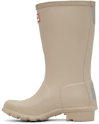 Hunter Kids Gray Original Big Kids Rain Boots